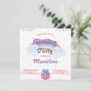 invitation de l'anniversaire de enfant