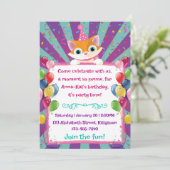 invitation de l'Anniversaire de enfant (Debout devant)