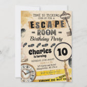 Invitation de l'Anniversaire de enfant de la salle (Devant)