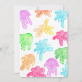 Invitation de l'anniversaire de enfant de soirée S (Dos)