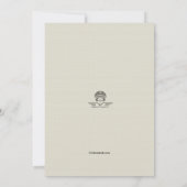 Invitation de l'anniversaire du cycliste (Dos)