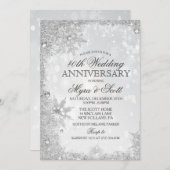 Invitation de l'anniversaire du Mariage des vacanc (Devant / Derrière)