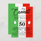 Invitation de l'anniversaire Saint Connoli (Devant / Derrière)