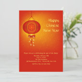 Invitation de lanternes chinoises (Debout devant)