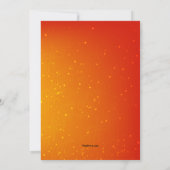 Invitation de lanternes chinoises (Dos)