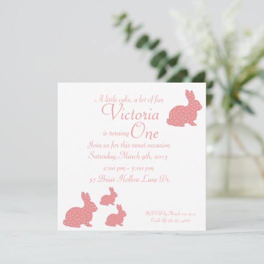 Invitation de lapin (Debout devant)