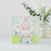 invitation de lapin bulle (Debout devant)