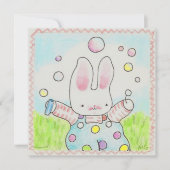 invitation de lapin bulle (Devant)