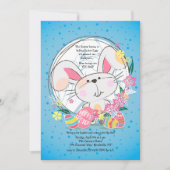 Invitation de lapin de Pâques (Devant)