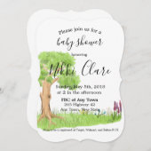 Invitation de l'arbre du livre de lecture (Devant / Derrière)