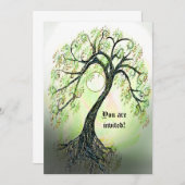 Invitation de l'arbre vert éthérique de la vie (Devant / Derrière)