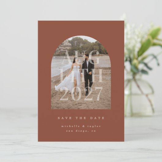 Invitation de l'arc romantique (Debout devant)