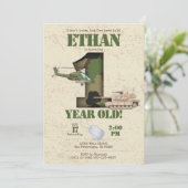 Invitation de l'armée - 1er anniversaire Invitatio (Debout devant)