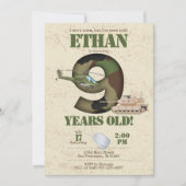 Invitation de l'armée - 9e anniversaire Invitation (Devant)