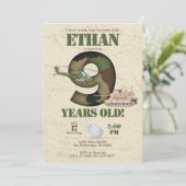 Invitation de l'armée - 9e anniversaire Invitation (Debout devant)