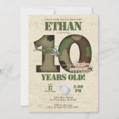 Invitation de l'Armée de terre - Invitation du 10e (Devant)