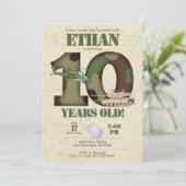 Invitation de l'Armée de terre - Invitation du 10e (Debout devant)