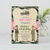 Invitation de l'armée des filles (Debout devant)