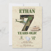 Invitation de l'armée - Invitation du 7e anniversa (Devant)