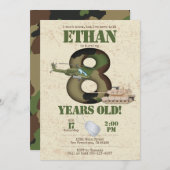 Invitation de l'armée - Invitation du 8e anniversa (Devant / Derrière)