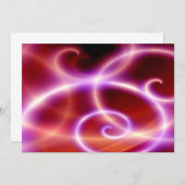 Invitation de l'Art numérique Abstrait (Devant / Derrière)