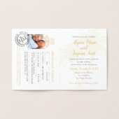 Invitation de Las Vegas Mariage Passport (Intérieur)