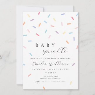 Invitation de l'aspersion de bébé | Baby shower d'