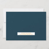 Invitation de l'astronaute Boy Space pour la fête (Dos)