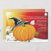 Invitation de l'aube d'Halloween (Devant / Derrière)