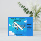 Invitation de l'avion vers le haut (Debout devant)