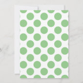 Invitation de l'Avocado Couple Genre Reveval Party (Dos)