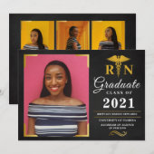 Invitation de l'Carte photo d'Faire-part de la RN (Devant / Derrière)