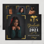 Invitation de l'Carte photo d'Faire-part de la RN (Devant / Derrière)