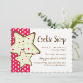 Invitation de l'échange de cookies de Noël (Debout devant)