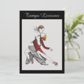 Invitation de leçons de tango (Debout devant)