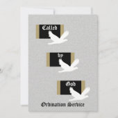 Invitation de l'Église appelée par Dieu (Devant)