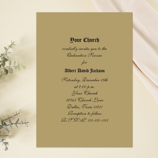 Invitation de l'Église appelée par Dieu