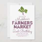 Invitation de légumes de radis du marché fermier d (Devant)