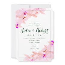 Invitation de l'Elegant Orchid Engagement Party