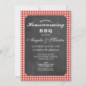 Invitation de l'émission Red Check Chalk du BBQ Ho (Devant)