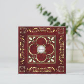 Invitation de l'empereur Fleur De Lis Rosewood Reg (Debout devant)