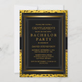 Invitation de l'enterrement de vie de garçon des g (Devant)