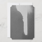 Invitation de l'enterrement de vie de garçon noir  (Dos)