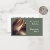 Invitation de l'entreprise (Devant/Arrière en situation)