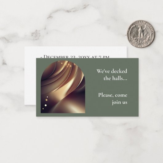 Invitation de l'entreprise (Devant/Arrière en situation)