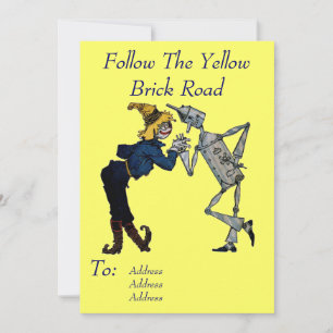 Invitation de l'Épouvantail et de l'Homme de Fer