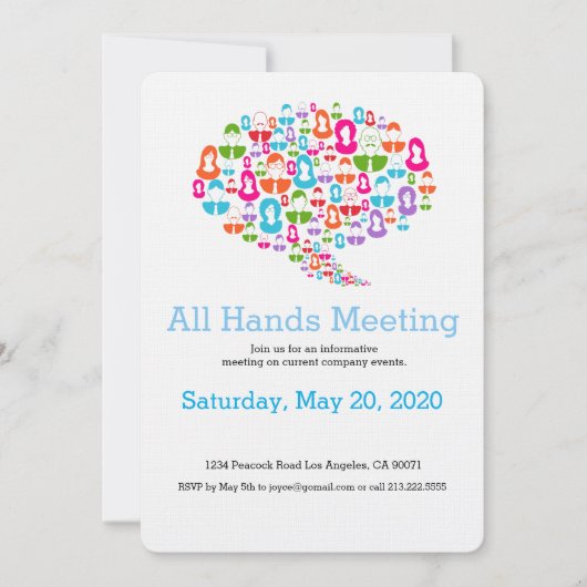 Invitation de l'équipe de communication de la bull (Devant)