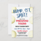 INVITATION DE L'ÉQUIPE DE VOLLEYBALL (Devant)