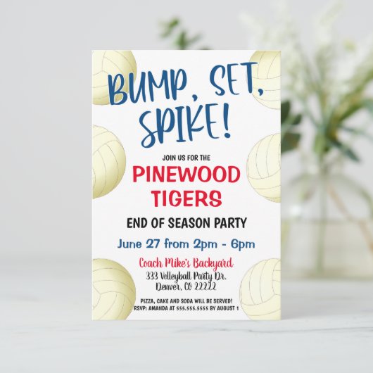 INVITATION DE L'ÉQUIPE DE VOLLEYBALL (Debout devant)