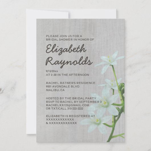 Invitation de l'étoile vintage de Bethléem (Devant)